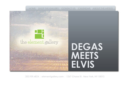 The Element Gallery - Website