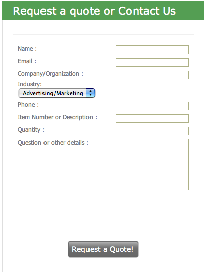 Contact Forms can be done in php, html, and can add customers' emails to an email marketing campaign.